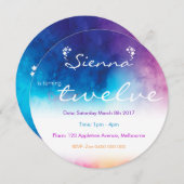 虹の夢 招待状 (正面/裏面)