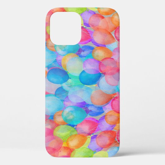 虹の夢:水彩バルーンアート Case-Mate iPhoneケース (裏面)
