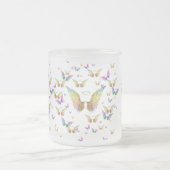 虹の天使の翼およびハロー フロストグラスマグカップ (中央)