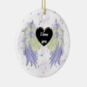 虹の天使の翼 セラミックオーナメント (右)