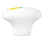 虹の太陽および雲 セラミックノブ (側面)