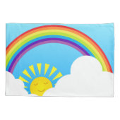 虹の太陽および雲 枕カバー (裏面)