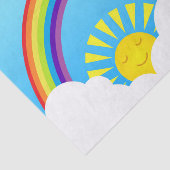 虹の太陽および雲 薄葉紙 (詳細)