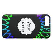 虹の太陽のフラクタル Case-Mate iPhoneケース (裏面(横))