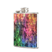 虹の奇妙な抽象芸術芸術の終わり フラスク (左)