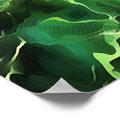 虹の奇妙な抽象芸術芸術の終わり ポスター (角)