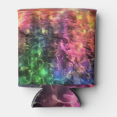 虹の奇妙な抽象芸術芸術の終わり 缶クーラー (正面)