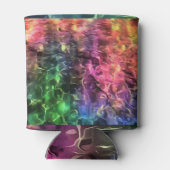 虹の奇妙な抽象芸術芸術の終わり 缶クーラー (裏面)