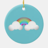 虹の女の子のオーナメントに セラミックオーナメント (裏面)