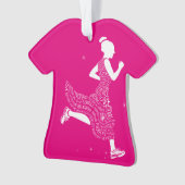 虹の女の子のクリスマスオーナメント|のフリーメーソン会員のギフト オーナメント (正面)