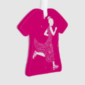 虹の女の子のクリスマスオーナメント|のフリーメーソン会員のギフト オーナメント (正面)