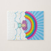 虹の女の子のパズルのギフト ジグソーパズル (横)