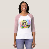 虹の女の子 Tシャツ (正面フル)