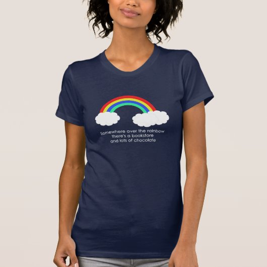 虹の女性に(暗い) Tシャツ (正面)
