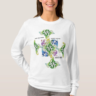 虹の女神のフード付きスウェットシャツ Tシャツ