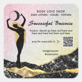 *~*虹の女神の意思魔法AP24 グラデーション スクエアシール