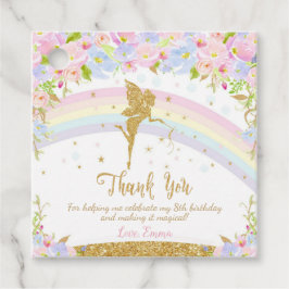 虹の妖精の誕生日パーティーありがとう フェイバータグ