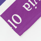 『虹の子パーソナライズされた供の名前』 フリースブランケット (角)