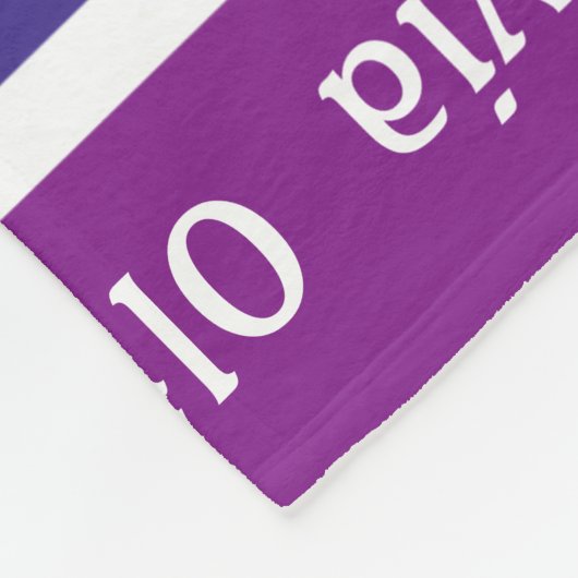 『虹の子パーソナライズされた供の名前』 フリースブランケット (角)