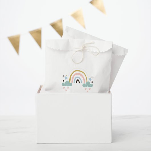 虹の子供たちの誕生日パーティーグッズ袋 フェイバーバッグ (パーティー)
