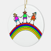 虹の子供 セラミックオーナメント (左)
