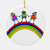 虹の子供 セラミックオーナメント (裏面)