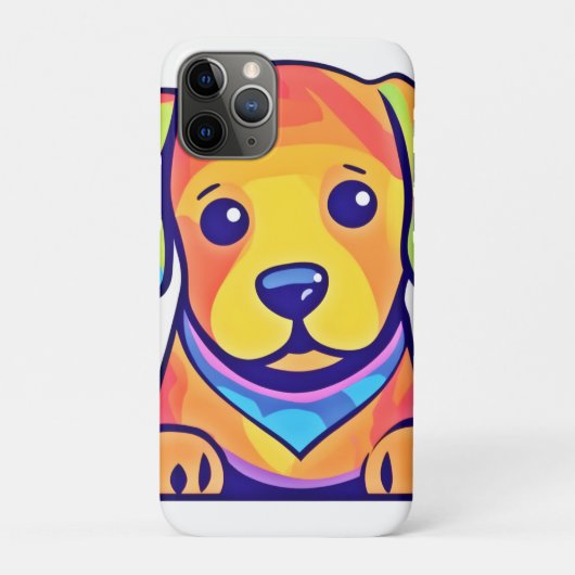虹の子犬の愛 Case-Mate iPhoneケース (裏)