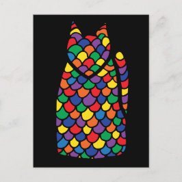 虹の子猫の郵便はがき シーズンポストカード
