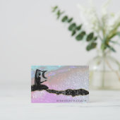 *～*虹の宇宙グリッター女神瞑想  名刺 (スタンド正面)