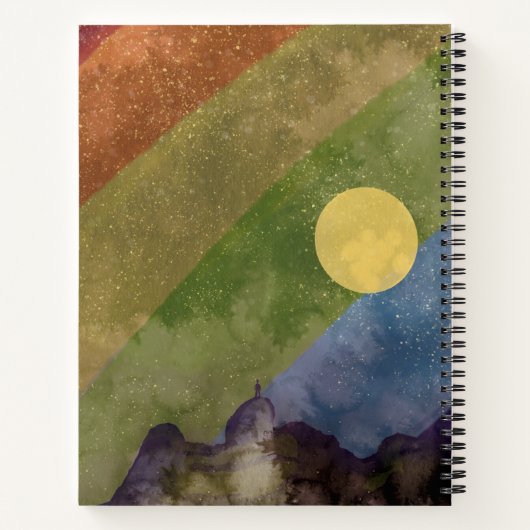 虹の宇宙 ノートブック (裏面)