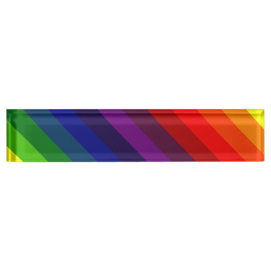 虹の完全さ! ~ デスクネームプレート (正面)