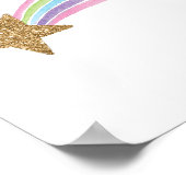 虹の射手星の壁デカールポスター ポスター (角)