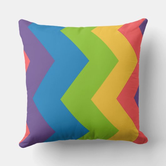 虹の山形 クッション (裏面)