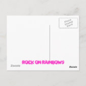 虹の岩 ポストカード (裏面)