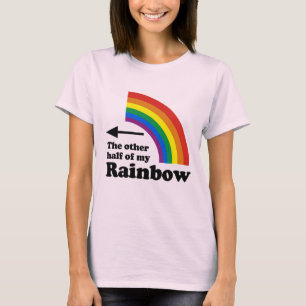 虹の左半分 -.png tシャツ