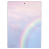 虹の希望 – パステル、 クリップボード (裏面)