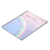 虹の希望 – パステル、 ノートブック (左側)