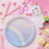 虹の希望 – パステル、 ペーパープレート (パーティー)