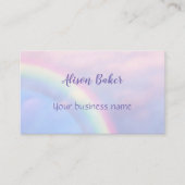 虹の希望 – パステル、名刺 名刺 (正面)