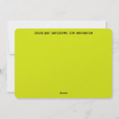 虹の平和シンボル新年フラット シーズンカード (裏面)