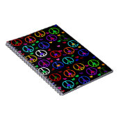 虹の平和ハート ノートブック (右側)