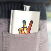 虹の平和 フラスク (インサイチュ)