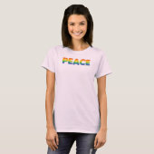 虹の平和 Tシャツ (正面フル)