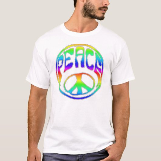 虹の平和 Tシャツ (正面)