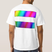 虹の平等な結婚 - 平等な期間 Tシャツ (裏面)