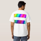 虹の平等な結婚 - 平等な期間 Tシャツ (裏面フル)