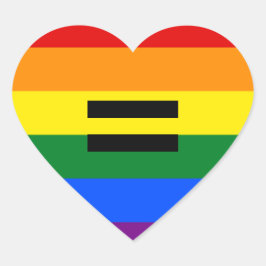 虹の平等 ハートシール