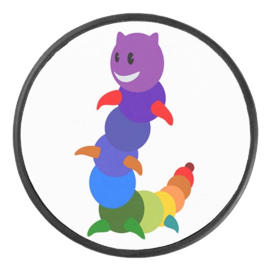 虹の幼虫 アイスホッケーパック (正面)