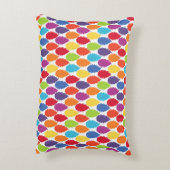 虹の幾何学的パターン アクセントクッション (裏面(縦))