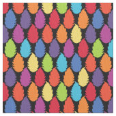 虹の幾何学的パターン ファブリック (クローズアップ)